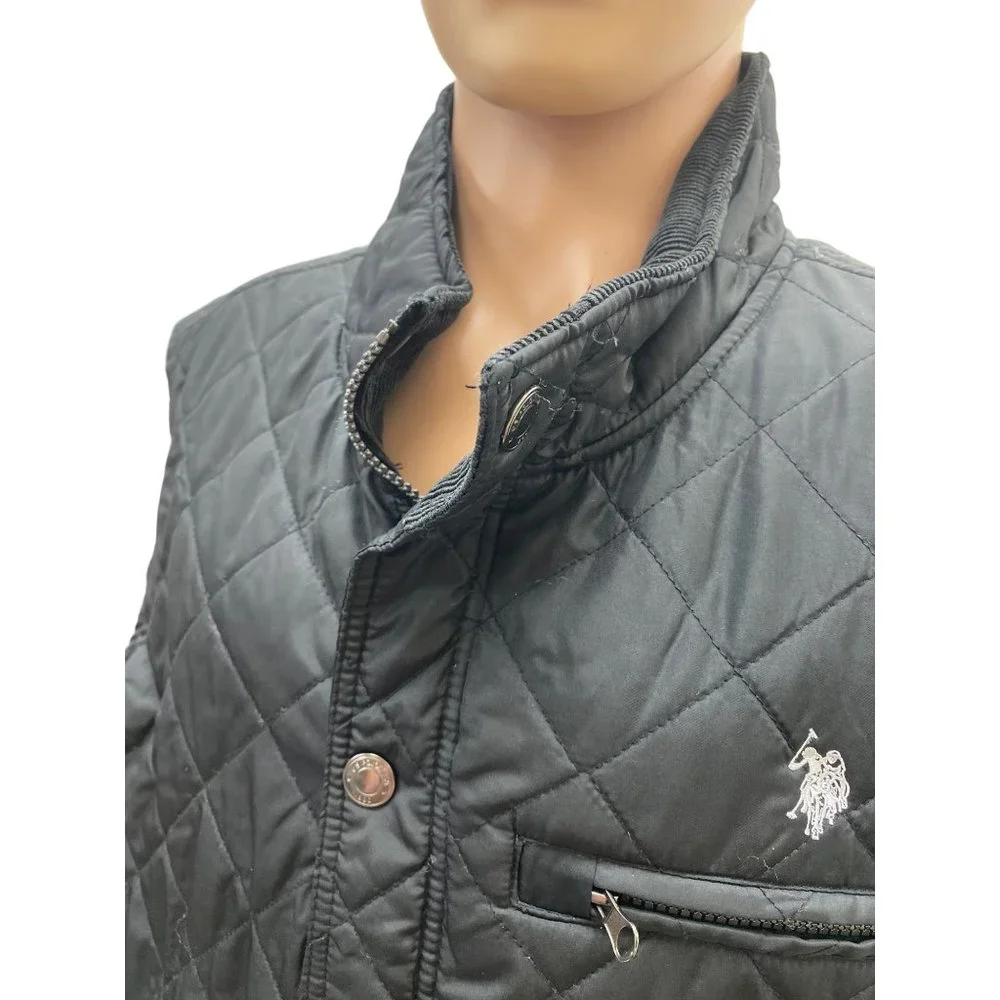 Men’s Polo black vest size L beautiful  SKU 891 - Picture 2 of 12